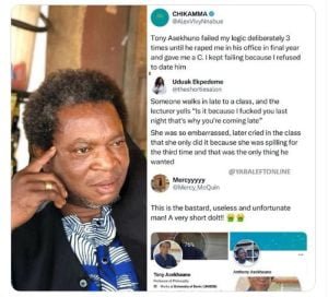 University Lecturer Accused of S3xually Assaulting Female Students for Grades