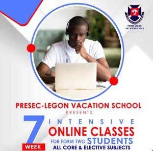 PRESEC LEGON Online Vacation School Registration Open: Apply here