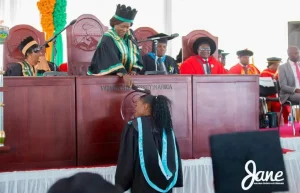 Naana Opoku-Agyemang Performs Last Academic Rituals As Vice Chancellor Of Women's University In Africa