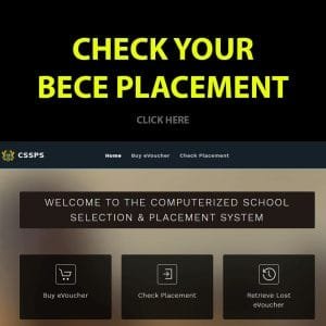 How to Check 2024 BECE School Placement and Buy Placement Checker
