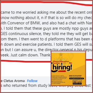 GES Graduate Teachers Recruitment: Hope is coming as frustrated teachers beg GES for update